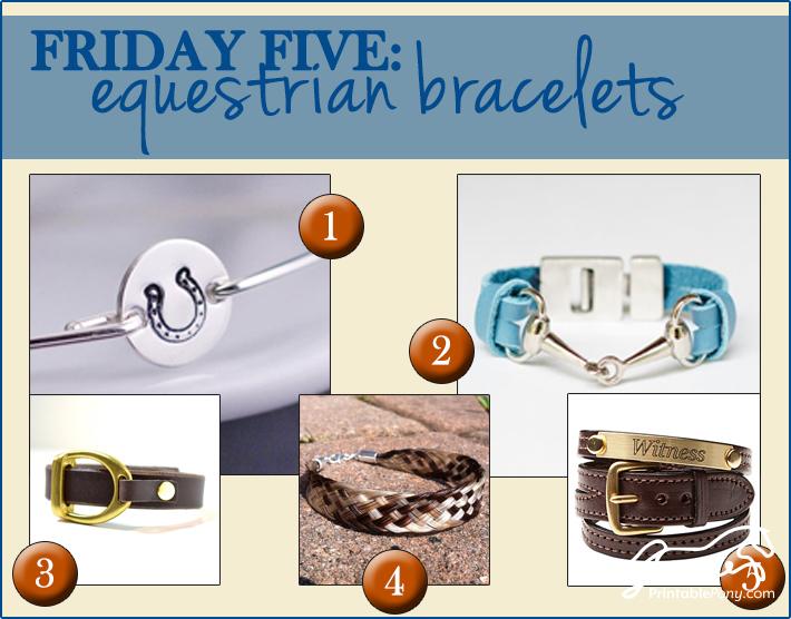 Equestrian Bracelets: Fly On Over's Five Favorites