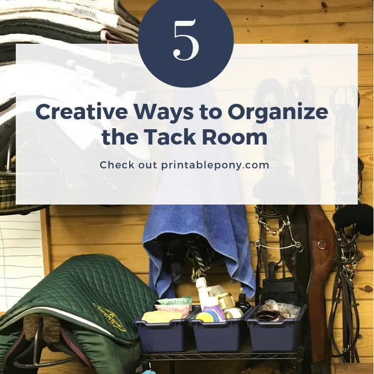 Creative Ways to Organize the Tack Room by The Printable Pony