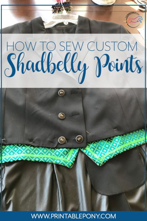 How to Sew Custom Shadbelly Points by The Printable Pony
